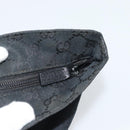 GUCCI GG Canvas Hand Bag Black 131228 Auth ep15484-14