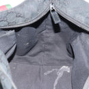GUCCI GG Canvas Hand Bag Black 131228 Auth ep15484-18