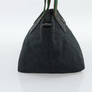 GUCCI GG Canvas Hand Bag Black 131228 Auth ep15484-5