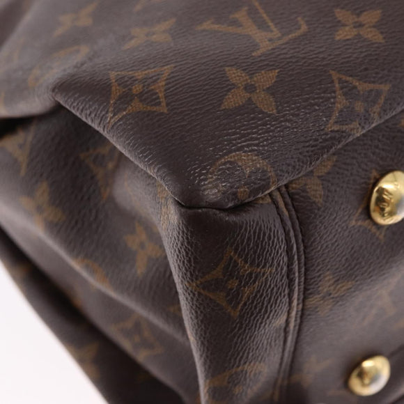 LOUIS VUITTON Monogram Pallas MM Hand Bag 2way Red M41175 LV Auth ep15485