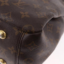 LOUIS VUITTON Monogram Pallas MM Hand Bag 2way Red M41175 LV Auth ep15485-16
