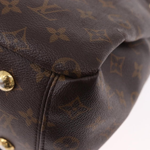 LOUIS VUITTON Monogram Pallas MM Hand Bag 2way Red M41175 LV Auth ep15485