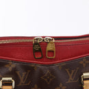 LOUIS VUITTON Monogram Pallas MM Hand Bag 2way Red M41175 LV Auth ep15485-18
