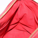 LOUIS VUITTON Monogram Pallas MM Hand Bag 2way Red M41175 LV Auth ep15485-21