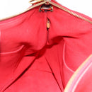 LOUIS VUITTON Monogram Pallas MM Hand Bag 2way Red M41175 LV Auth ep15485-22