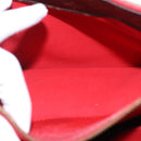 LOUIS VUITTON Monogram Pallas MM Hand Bag 2way Red M41175 LV Auth ep15485-23