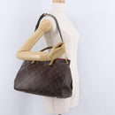LOUIS VUITTON Monogram Pallas MM Hand Bag 2way Red M41175 LV Auth ep15485-27