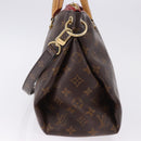 LOUIS VUITTON Monogram Pallas MM Hand Bag 2way Red M41175 LV Auth ep15485-4