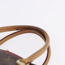 LOUIS VUITTON Monogram Pallas MM Hand Bag 2way Red M41175 LV Auth ep15485-8