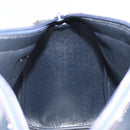 Christian Dior Trotter Canvas Mini Boston Bag Navy Gold Tone Auth ep15486-19