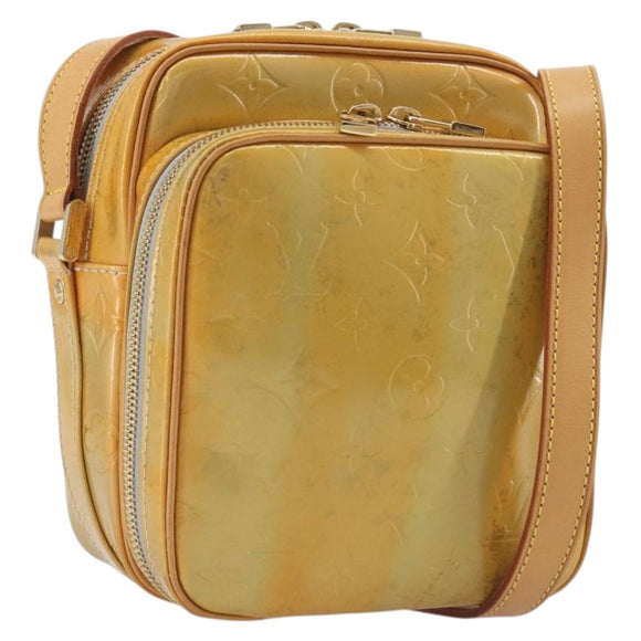 LOUIS VUITTON Monogram Vernis Wooster Shoulder Bag Gris M91036 LV Auth ep15487