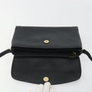 GUCCI Shoulder Bag Leather Black Gold Tone 001 14 5364 Auth ep15490-15