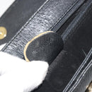 GUCCI Shoulder Bag Leather Black Gold Tone 001 14 5364 Auth ep15490-23