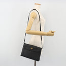 GUCCI Shoulder Bag Leather Black Gold Tone 001 14 5364 Auth ep15490-24