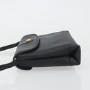 GUCCI Shoulder Bag Leather Black Gold Tone 001 14 5364 Auth ep15490-5