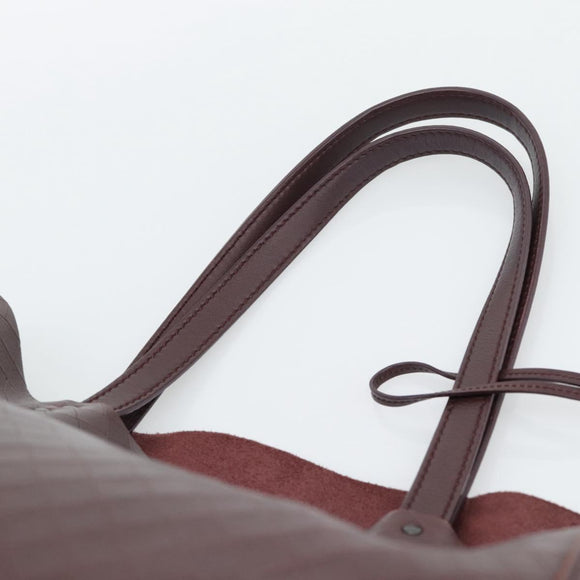 BOTTEGA VENETA INTRECCIATO Tote Bag Leather Brown Auth ep15491A