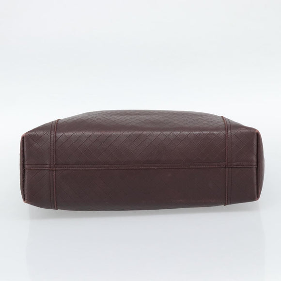 BOTTEGA VENETA INTRECCIATO Tote Bag Leather Brown Auth ep15491A