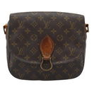 LOUIS VUITTON Monogram Saint Cloud GM Shoulder Bag M51242 LV Auth ep15497-13