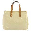 LOUIS VUITTON Monogram Vernis Reade PM Hand Bag Gris M91145 LV Auth ep15498-13