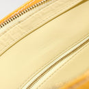 LOUIS VUITTON Monogram Vernis Houston Hand Bag Lime Yellow M91055 Auth ep15500-20