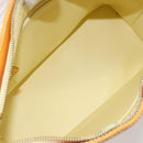 LOUIS VUITTON Monogram Vernis Houston Hand Bag Lime Yellow M91055 Auth ep15500-11