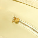 LOUIS VUITTON Monogram Vernis Houston Hand Bag Lime Yellow M91055 Auth ep15500-23