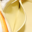 LOUIS VUITTON Monogram Vernis Houston Hand Bag Lime Yellow M91055 Auth ep15500-24