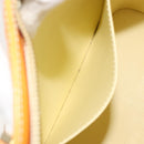 LOUIS VUITTON Monogram Vernis Houston Hand Bag Lime Yellow M91055 Auth ep15500-25