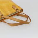 LOUIS VUITTON Monogram Vernis Houston Hand Bag Lime Yellow M91055 Auth ep15500-8