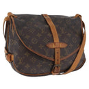 LOUIS VUITTON Monogram Saumur 30 Shoulder Bag M42256 LV Auth ep15501-1