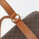 CELINE Macadam Canvas Hand Bag PVC Leather Brown Gold Auth ep15503A-10