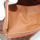 CELINE Macadam Canvas Hand Bag PVC Leather Brown Gold Auth ep15503A-11