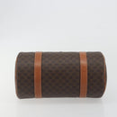 CELINE Macadam Canvas Hand Bag PVC Leather Brown Gold Auth ep15503A-5