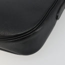 Burberrys Shoulder Bag Leather Black Gold Auth ep15508-15