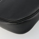 Burberrys Shoulder Bag Leather Black Gold Auth ep15508-16