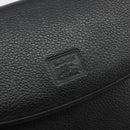 Burberrys Shoulder Bag Leather Black Gold Auth ep15508-17