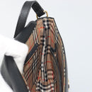 Burberrys Shoulder Bag Leather Black Gold Auth ep15508-18