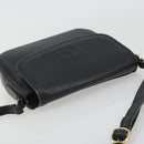 Burberrys Shoulder Bag Leather Black Gold Auth ep15508-6