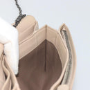 BOTTEGA VENETA INTRECCIATO Chain Shoulder Bag Leather Beige Auth ep15510-18