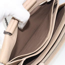 BOTTEGA VENETA INTRECCIATO Chain Shoulder Bag Leather Beige Auth ep15510-21