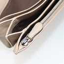 BOTTEGA VENETA INTRECCIATO Chain Shoulder Bag Leather Beige Auth ep15510-22