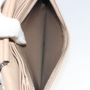 BOTTEGA VENETA INTRECCIATO Chain Shoulder Bag Leather Beige Auth ep15510-23