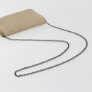 BOTTEGA VENETA INTRECCIATO Chain Shoulder Bag Leather Beige Auth ep15510-7