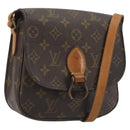 LOUIS VUITTON Monogram Saint Cloud MM Shoulder Bag M51243 LV Auth ep15513A-1