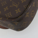 LOUIS VUITTON Monogram Saint Cloud MM Shoulder Bag M51243 LV Auth ep15513A-13