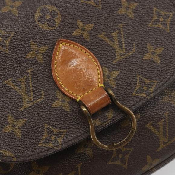LOUIS VUITTON Monogram Saint Cloud MM Shoulder Bag M51243 LV Auth ep15513A