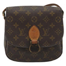 LOUIS VUITTON Monogram Saint Cloud MM Shoulder Bag M51243 LV Auth ep15513A-2