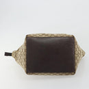 GUCCI GG Canvas Web Sherry Line Tote Bag Beige 131230 Auth ep15516-5