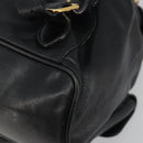 GUCCI Bamboo Backpack Leather Black Gold 003 2058 0016 Auth ep15518-14