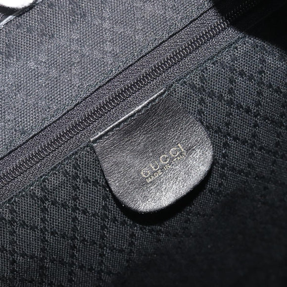 GUCCI Bamboo Backpack Leather Black Gold 003 2058 0016 Auth ep15518